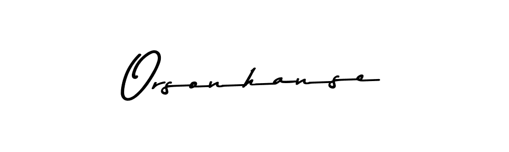 Orsonhanse stylish signature style. Best Handwritten Sign (Asem Kandis PERSONAL USE) for my name. Handwritten Signature Collection Ideas for my name Orsonhanse. Orsonhanse signature style 9 images and pictures png