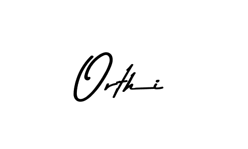 Create a beautiful signature design for name Orthi. With this signature (Asem Kandis PERSONAL USE) fonts, you can make a handwritten signature for free. Orthi signature style 9 images and pictures png