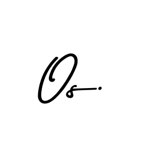 Design your own signature with our free online signature maker. With this signature software, you can create a handwritten (Asem Kandis PERSONAL USE) signature for name Os.. Os. signature style 9 images and pictures png