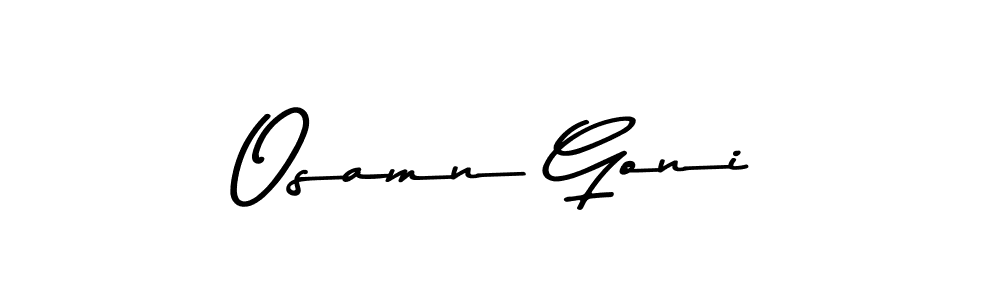 You should practise on your own different ways (Asem Kandis PERSONAL USE) to write your name (Osamn Goni) in signature. don't let someone else do it for you. Osamn Goni signature style 9 images and pictures png