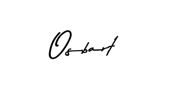 This is the best signature style for the Osbart name. Also you like these signature font (Asem Kandis PERSONAL USE). Mix name signature. Osbart signature style 9 images and pictures png