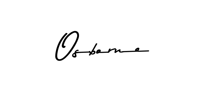 Use a signature maker to create a handwritten signature online. With this signature software, you can design (Asem Kandis PERSONAL USE) your own signature for name Osborne. Osborne signature style 9 images and pictures png