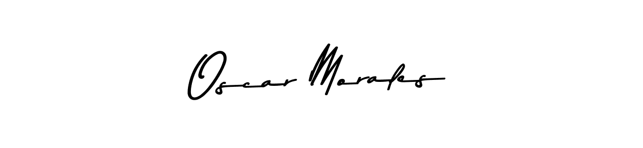 Oscar Morales stylish signature style. Best Handwritten Sign (Asem Kandis PERSONAL USE) for my name. Handwritten Signature Collection Ideas for my name Oscar Morales. Oscar Morales signature style 9 images and pictures png