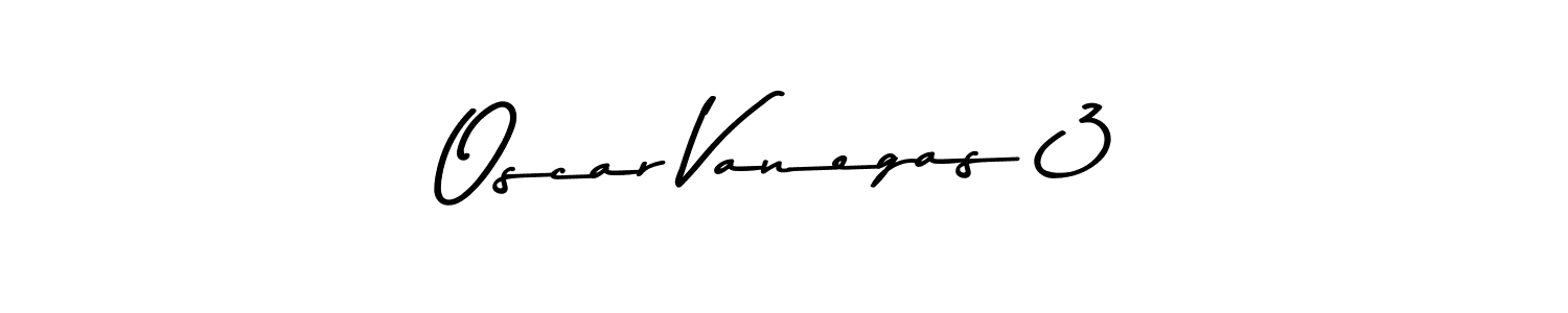 How to make Oscar Vanegas 3 name signature. Use Asem Kandis PERSONAL USE style for creating short signs online. This is the latest handwritten sign. Oscar Vanegas 3 signature style 9 images and pictures png