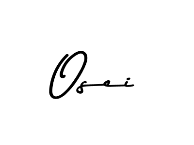 How to make Osei name signature. Use Asem Kandis PERSONAL USE style for creating short signs online. This is the latest handwritten sign. Osei signature style 9 images and pictures png