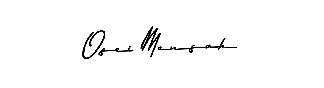 Make a beautiful signature design for name Osei Mensah. With this signature (Asem Kandis PERSONAL USE) style, you can create a handwritten signature for free. Osei Mensah signature style 9 images and pictures png