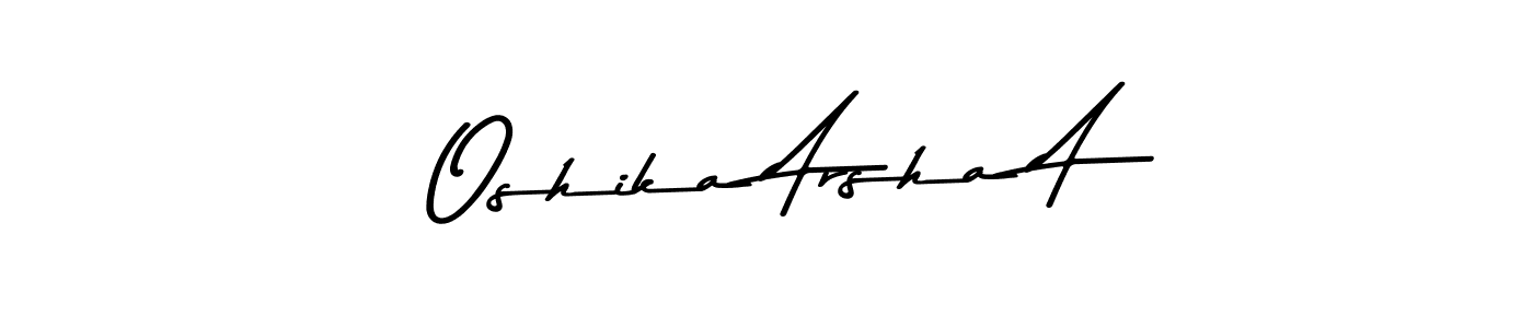 Asem Kandis PERSONAL USE is a professional signature style that is perfect for those who want to add a touch of class to their signature. It is also a great choice for those who want to make their signature more unique. Get Oshika Arsha A name to fancy signature for free. Oshika Arsha A signature style 9 images and pictures png