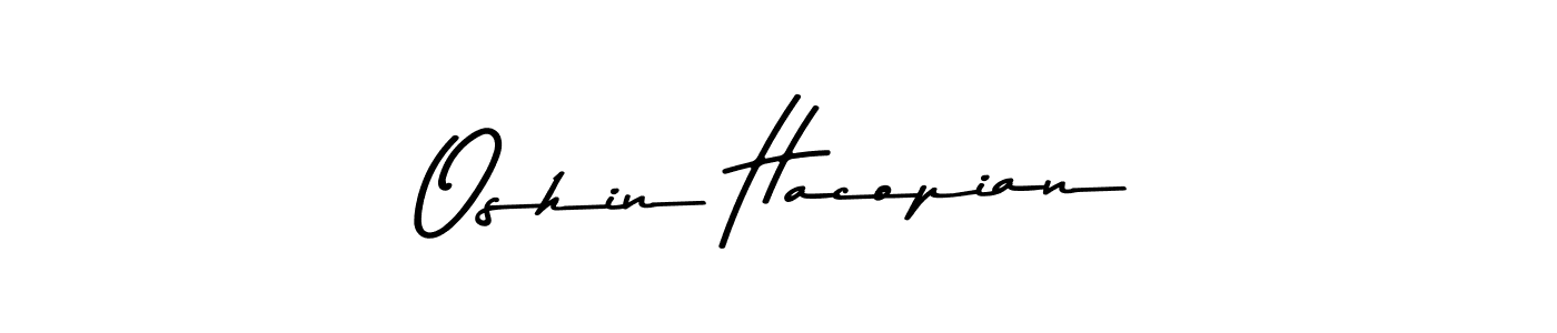 How to make Oshin Hacopian signature? Asem Kandis PERSONAL USE is a professional autograph style. Create handwritten signature for Oshin Hacopian name. Oshin Hacopian signature style 9 images and pictures png