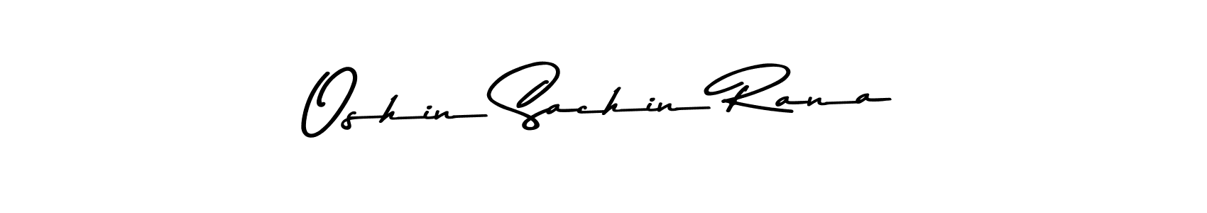 Also You can easily find your signature by using the search form. We will create Oshin Sachin Rana name handwritten signature images for you free of cost using Asem Kandis PERSONAL USE sign style. Oshin Sachin Rana signature style 9 images and pictures png