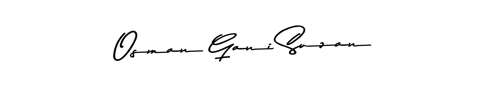 It looks lik you need a new signature style for name Osman Gani Suzan. Design unique handwritten (Asem Kandis PERSONAL USE) signature with our free signature maker in just a few clicks. Osman Gani Suzan signature style 9 images and pictures png