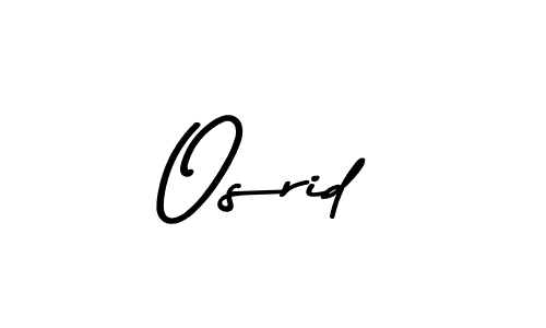 How to make Osrid name signature. Use Asem Kandis PERSONAL USE style for creating short signs online. This is the latest handwritten sign. Osrid signature style 9 images and pictures png