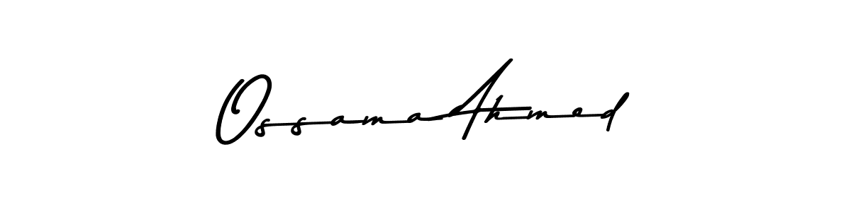 if you are searching for the best signature style for your name Ossama Ahmed. so please give up your signature search. here we have designed multiple signature styles  using Asem Kandis PERSONAL USE. Ossama Ahmed signature style 9 images and pictures png