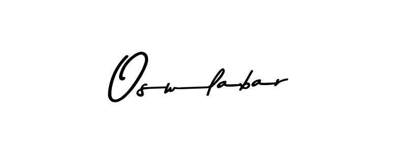 Similarly Asem Kandis PERSONAL USE is the best handwritten signature design. Signature creator online .You can use it as an online autograph creator for name Oswlabar. Oswlabar signature style 9 images and pictures png