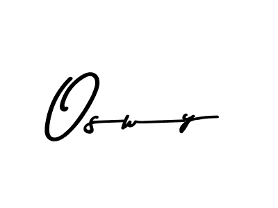 Also You can easily find your signature by using the search form. We will create Oswy name handwritten signature images for you free of cost using Asem Kandis PERSONAL USE sign style. Oswy signature style 9 images and pictures png