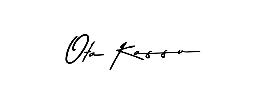 How to Draw Ota Kassu signature style? Asem Kandis PERSONAL USE is a latest design signature styles for name Ota Kassu. Ota Kassu signature style 9 images and pictures png