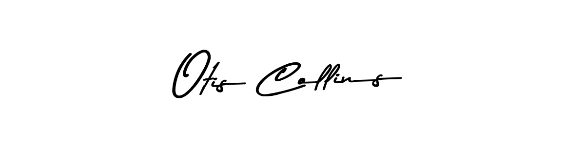 How to make Otis Collins name signature. Use Asem Kandis PERSONAL USE style for creating short signs online. This is the latest handwritten sign. Otis Collins signature style 9 images and pictures png