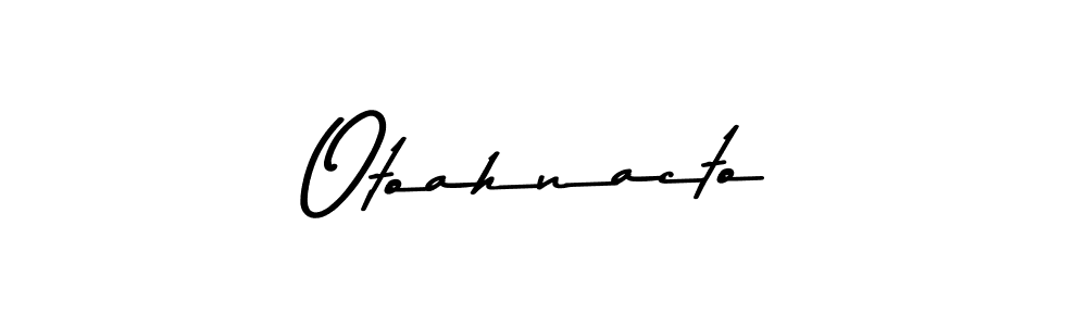 Design your own signature with our free online signature maker. With this signature software, you can create a handwritten (Asem Kandis PERSONAL USE) signature for name Otoahnacto. Otoahnacto signature style 9 images and pictures png