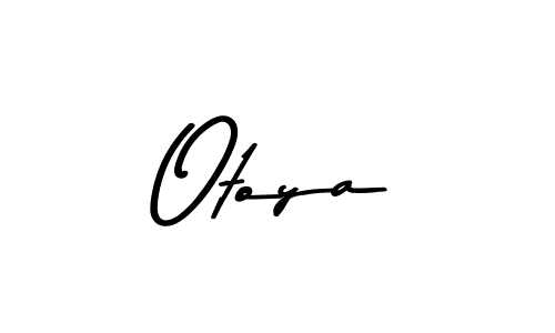 Use a signature maker to create a handwritten signature online. With this signature software, you can design (Asem Kandis PERSONAL USE) your own signature for name Otoya. Otoya signature style 9 images and pictures png