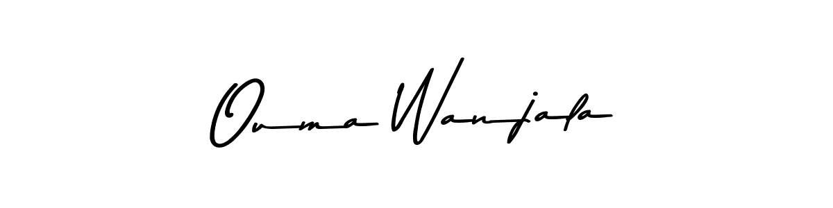 Ouma Wanjala stylish signature style. Best Handwritten Sign (Asem Kandis PERSONAL USE) for my name. Handwritten Signature Collection Ideas for my name Ouma Wanjala. Ouma Wanjala signature style 9 images and pictures png