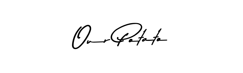 The best way (Asem Kandis PERSONAL USE) to make a short signature is to pick only two or three words in your name. The name Our Potato include a total of six letters. For converting this name. Our Potato signature style 9 images and pictures png