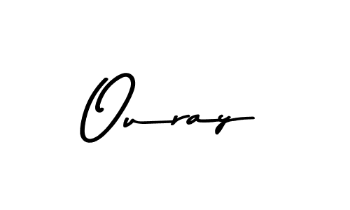 Create a beautiful signature design for name Ouray. With this signature (Asem Kandis PERSONAL USE) fonts, you can make a handwritten signature for free. Ouray signature style 9 images and pictures png