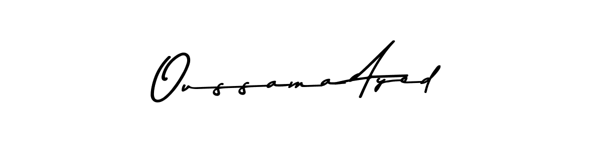 You should practise on your own different ways (Asem Kandis PERSONAL USE) to write your name (Oussama Ayed) in signature. don't let someone else do it for you. Oussama Ayed signature style 9 images and pictures png