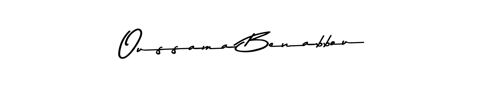 This is the best signature style for the Oussama Benabbou name. Also you like these signature font (Asem Kandis PERSONAL USE). Mix name signature. Oussama Benabbou signature style 9 images and pictures png