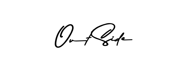 See photos of Out Side official signature by Spectra . Check more albums & portfolios. Read reviews & check more about Asem Kandis PERSONAL USE font. Out Side signature style 9 images and pictures png