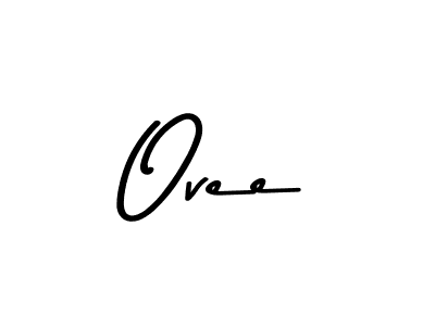 Create a beautiful signature design for name Ovee. With this signature (Asem Kandis PERSONAL USE) fonts, you can make a handwritten signature for free. Ovee signature style 9 images and pictures png