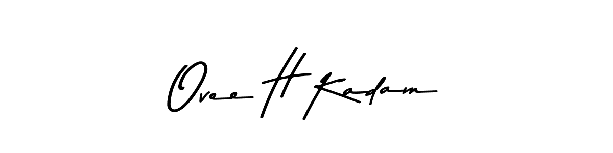 How to Draw Ovee H Kadam signature style? Asem Kandis PERSONAL USE is a latest design signature styles for name Ovee H Kadam. Ovee H Kadam signature style 9 images and pictures png