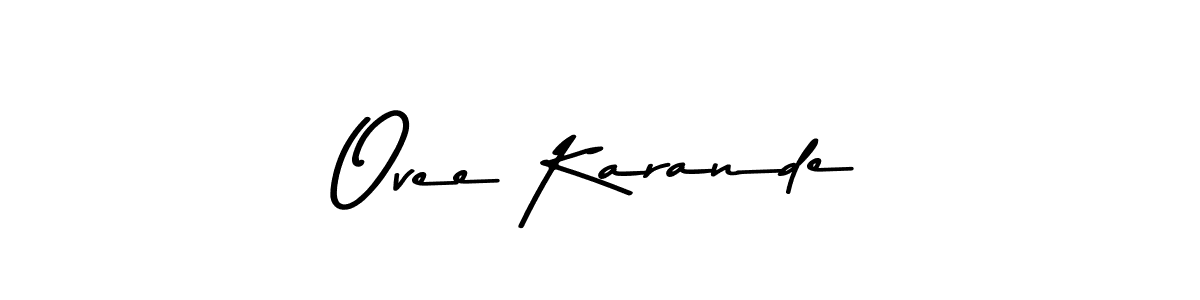 Once you've used our free online signature maker to create your best signature Asem Kandis PERSONAL USE style, it's time to enjoy all of the benefits that Ovee Karande name signing documents. Ovee Karande signature style 9 images and pictures png