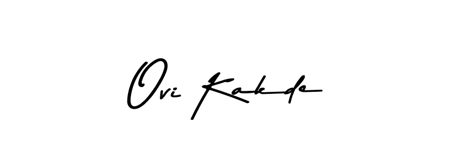 This is the best signature style for the Ovi Kakde name. Also you like these signature font (Asem Kandis PERSONAL USE). Mix name signature. Ovi Kakde signature style 9 images and pictures png