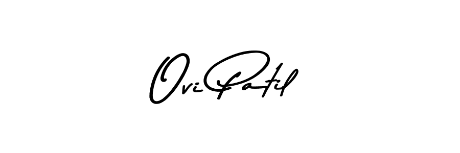 Design your own signature with our free online signature maker. With this signature software, you can create a handwritten (Asem Kandis PERSONAL USE) signature for name Ovi Patil. Ovi Patil signature style 9 images and pictures png