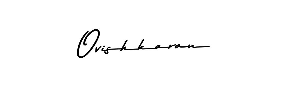 How to make Ovishkaran signature? Asem Kandis PERSONAL USE is a professional autograph style. Create handwritten signature for Ovishkaran name. Ovishkaran signature style 9 images and pictures png