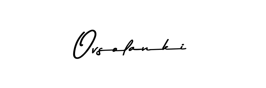 Also we have Ovsolanki name is the best signature style. Create professional handwritten signature collection using Asem Kandis PERSONAL USE autograph style. Ovsolanki signature style 9 images and pictures png