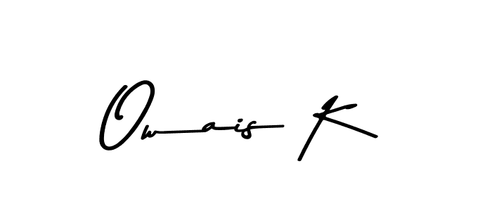 Make a beautiful signature design for name Owais K. Use this online signature maker to create a handwritten signature for free. Owais K signature style 9 images and pictures png