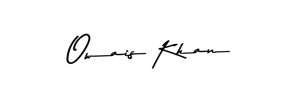 Design your own signature with our free online signature maker. With this signature software, you can create a handwritten (Asem Kandis PERSONAL USE) signature for name Owais Khan. Owais Khan signature style 9 images and pictures png