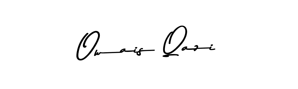 Make a beautiful signature design for name Owais Qazi. Use this online signature maker to create a handwritten signature for free. Owais Qazi signature style 9 images and pictures png