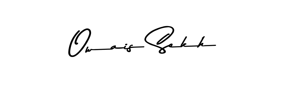 How to make Owais Sekh signature? Asem Kandis PERSONAL USE is a professional autograph style. Create handwritten signature for Owais Sekh name. Owais Sekh signature style 9 images and pictures png
