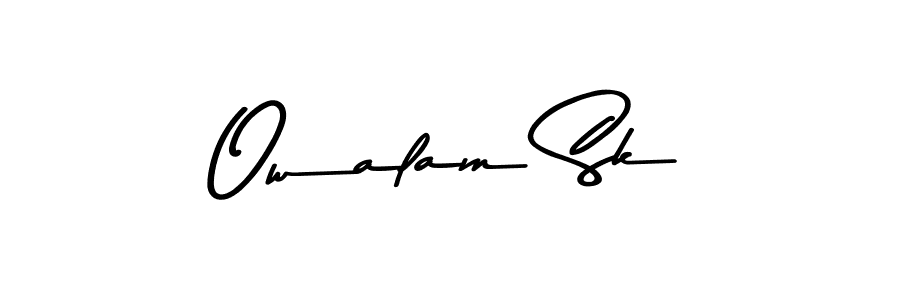 Asem Kandis PERSONAL USE is a professional signature style that is perfect for those who want to add a touch of class to their signature. It is also a great choice for those who want to make their signature more unique. Get Owalam Sk name to fancy signature for free. Owalam Sk signature style 9 images and pictures png