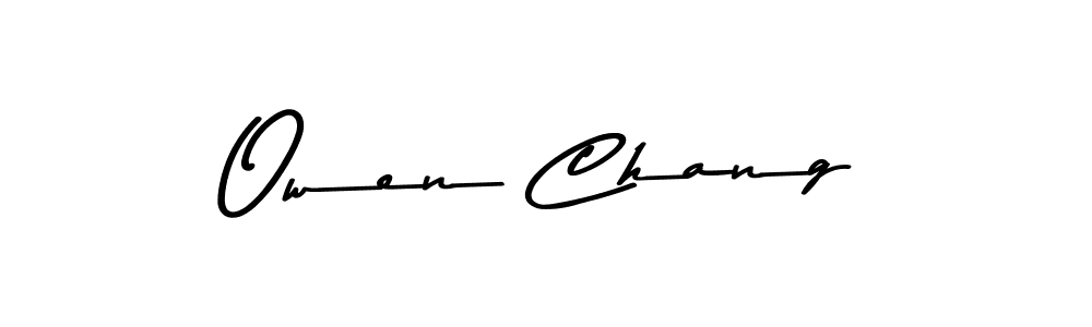 You should practise on your own different ways (Asem Kandis PERSONAL USE) to write your name (Owen Chang) in signature. don't let someone else do it for you. Owen Chang signature style 9 images and pictures png