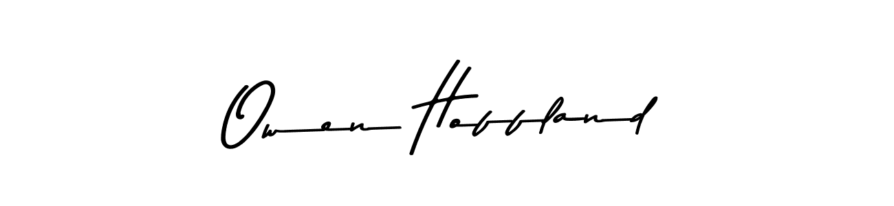 Use a signature maker to create a handwritten signature online. With this signature software, you can design (Asem Kandis PERSONAL USE) your own signature for name Owen Hoffland. Owen Hoffland signature style 9 images and pictures png