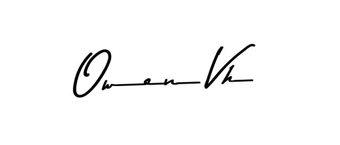 Also we have Owen Vh name is the best signature style. Create professional handwritten signature collection using Asem Kandis PERSONAL USE autograph style. Owen Vh signature style 9 images and pictures png