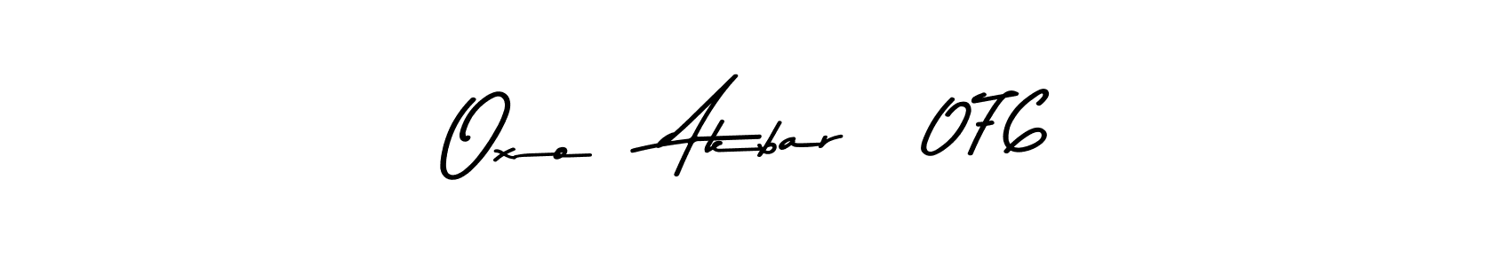 Design your own signature with our free online signature maker. With this signature software, you can create a handwritten (Asem Kandis PERSONAL USE) signature for name Oxo   Akbar   076. Oxo   Akbar   076 signature style 9 images and pictures png