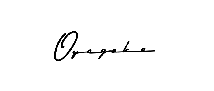Oyegoke stylish signature style. Best Handwritten Sign (Asem Kandis PERSONAL USE) for my name. Handwritten Signature Collection Ideas for my name Oyegoke. Oyegoke signature style 9 images and pictures png