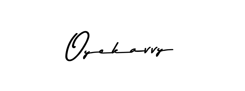 How to make Oyekavvy signature? Asem Kandis PERSONAL USE is a professional autograph style. Create handwritten signature for Oyekavvy name. Oyekavvy signature style 9 images and pictures png