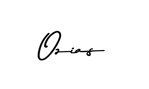 Use a signature maker to create a handwritten signature online. With this signature software, you can design (Asem Kandis PERSONAL USE) your own signature for name Ozias. Ozias signature style 9 images and pictures png