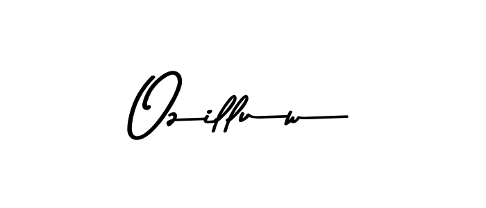 The best way (Asem Kandis PERSONAL USE) to make a short signature is to pick only two or three words in your name. The name Ozilluw include a total of six letters. For converting this name. Ozilluw signature style 9 images and pictures png