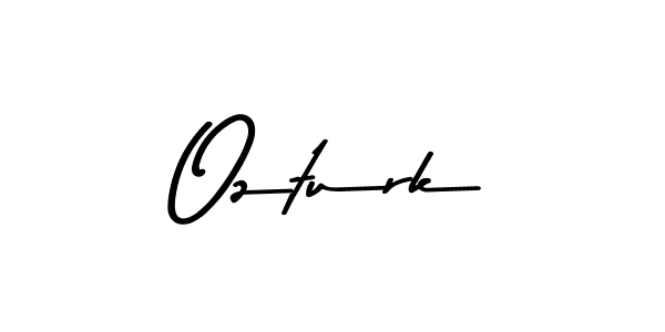 Create a beautiful signature design for name Ozturk. With this signature (Asem Kandis PERSONAL USE) fonts, you can make a handwritten signature for free. Ozturk signature style 9 images and pictures png