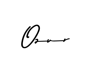 Create a beautiful signature design for name Ozur. With this signature (Asem Kandis PERSONAL USE) fonts, you can make a handwritten signature for free. Ozur signature style 9 images and pictures png